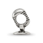 Reflections 925 Sterling Silver Microphone Bead 11 x 8 mm