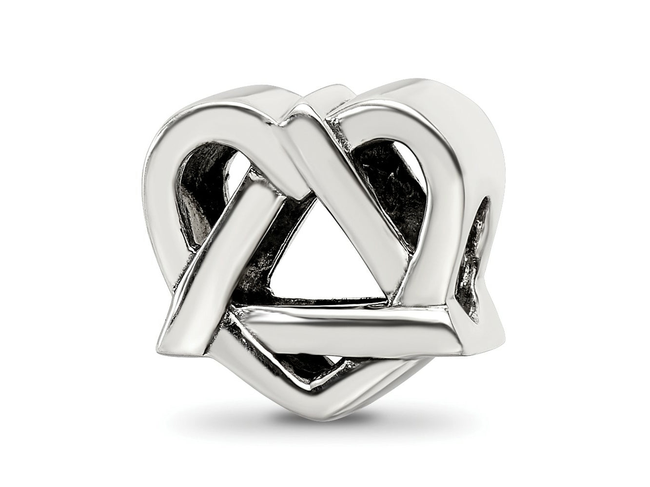 Reflections 925 Sterling Silver Adoption Symbol Bead 10 x 11 mm