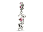 Reflections 925 Sterling Silver Crystals LOVE Dangle Bead 27 x 9 mm