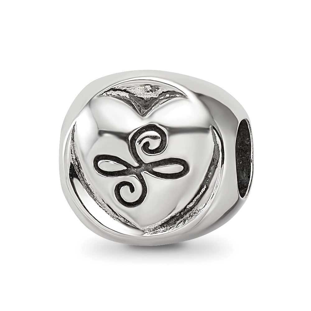 Reflections 925 Sterling Silver My Sister My Friend Trilogy Bead 10 x 10 mm