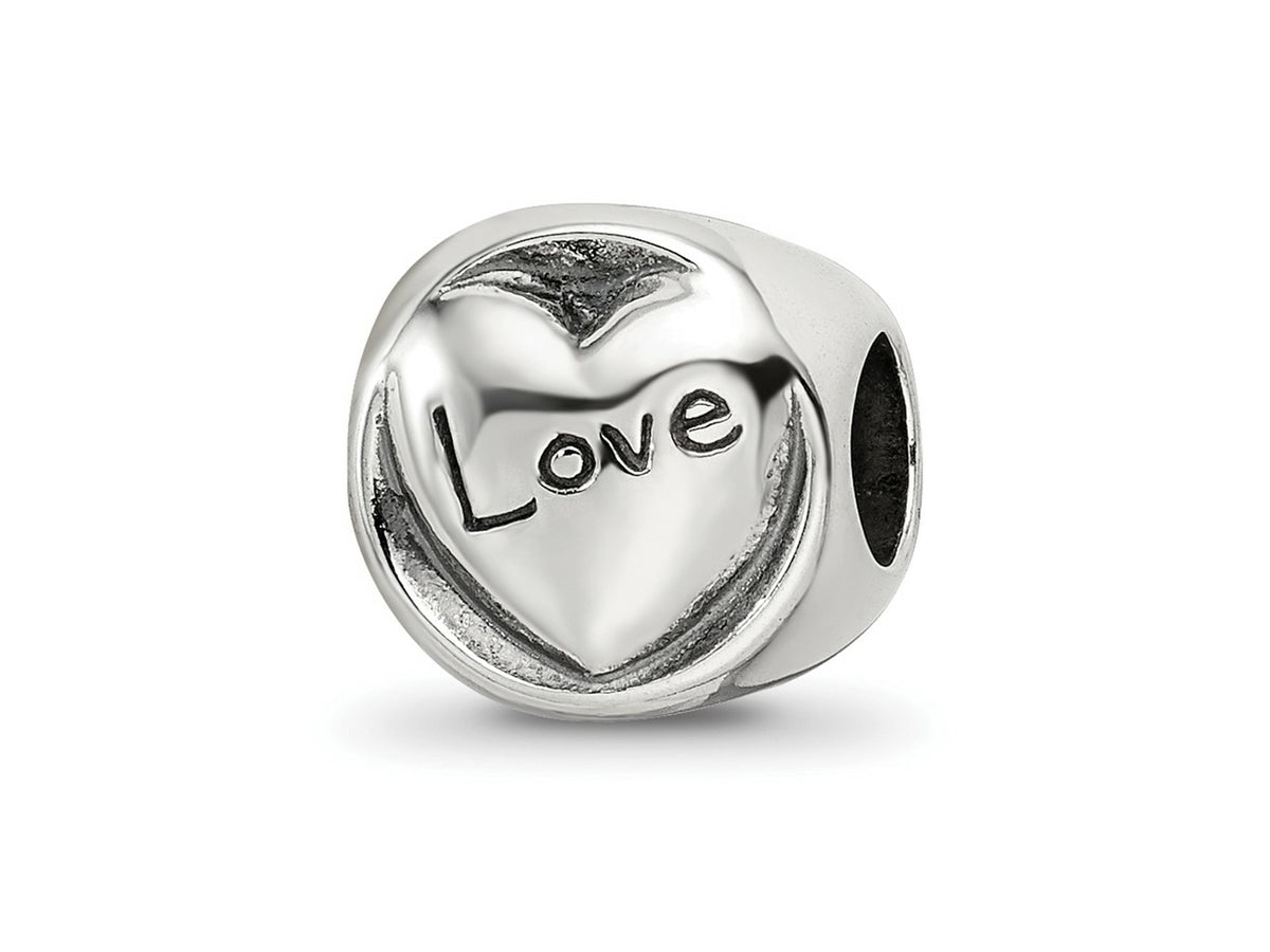 Reflections 925 Sterling Silver Faith Hope Love Trilogy Bead 10 x 10 mm