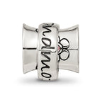 Reflections 925 Sterling Silver Crystals Spinner Grandmother Bead 10 x 10 mm