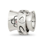 Reflections 925 Sterling Silver Crystals Spinner Grandmother Bead 10 x 10 mm