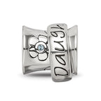 Reflections 925 Sterling Silver Crystals Spinner Daughter Bead 11 x 10 mm
