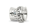 Reflections 925 Sterling Silver Crystals Spinner Daughter Bead 11 x 10 mm