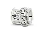 Reflections 925 Sterling Silver Crystals Spinner Daughter Bead 11 x 10 mm