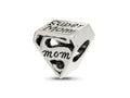 Reflections 925 Sterling Silver Super Mom Bead 9 x 10 mm