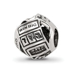 Reflections 925 Sterling Silver Crystals Las Vegas Collage Bead 10 x 10 mm