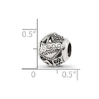 Reflections 925 Sterling Silver Crystals Las Vegas Collage Bead 10 x 10 mm