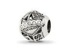 Reflections 925 Sterling Silver Crystals Las Vegas Collage Bead 10 x 10 mm