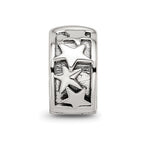 Reflections 925 Sterling Silver Shooting Stars Clip Bead 10 x 5 mm