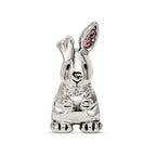 Reflections 925 Sterling Silver Crystals Bunny Bead 13 x 5 mm