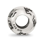 Reflections 925 Sterling Silver Cutout Cat Bead 11 x 9 mm