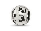 Reflections 925 Sterling Silver Cutout Cat Bead 11 x 9 mm