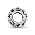 Reflections 925 Sterling Silver Flower of Life Bead 10 x 8 mm