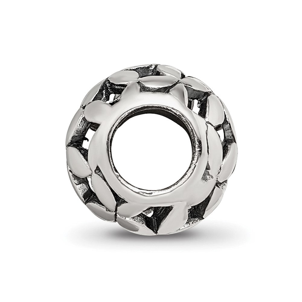 Reflections 925 Sterling Silver Flower of Life Bead 10 x 8 mm