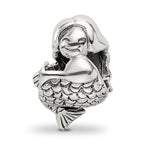 Reflections 925 Sterling Silver Mermaid Bead 13 x 9 mm