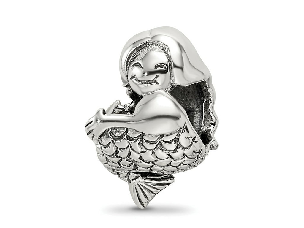 Reflections 925 Sterling Silver Mermaid Bead 13 x 9 mm
