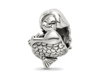 Reflections 925 Sterling Silver Mermaid Bead 13 x 9 mm