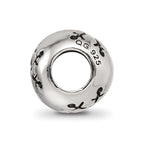 Reflections 925 Sterling Silver Cutout Snowflake Bead 10 x 8 mm