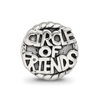 Reflections 925 Sterling Silver Circle of Friends Bead 10 x 10 mm