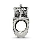Reflections 925 Sterling Silver Pirate Ship Bead 14 x 14 mm