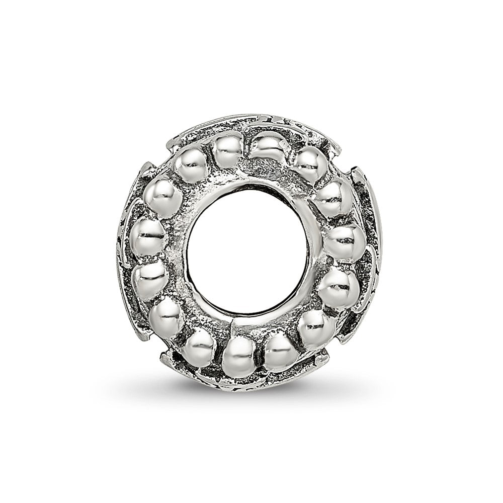 Reflections 925 Sterling Silver Cross Spacer Bead 9 x 7 mm.