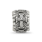 Reflections 925 Sterling Silver Cross Spacer Bead 9 x 7 mm.