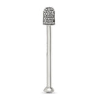 Reflections 925 Sterling Silver Clear Crystal Top Bead 41 x 5 mm.