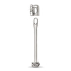 Reflections 925 Sterling Silver Crystal Butterfly Top Bead 41 x 8 mm.