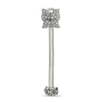 Reflections 925 Sterling Silver Crystal Butterfly Top Bead 41 x 8 mm.