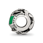Reflections 925 Sterling Silver Enameled Italy Theme Bead 10 x 10 mm