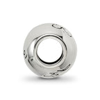 Reflections 925 Sterling Silver Antiqued We Are Family Flower Bead 9 x 10 mm