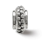 Reflections 925 Sterling Silver Polished Grooved Gripper Bead 10 x 5 mm