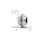 Reflections 925 Sterling Silver Polished Grooved Gripper Bead 10 x 5 mm