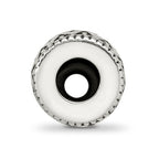Reflections 925 Sterling Silver Antiqued Bali Gripper Bead 10 x 4 mm