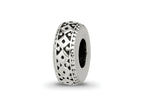 Reflections 925 Sterling Silver Antiqued Bali Gripper Bead 10 x 4 mm