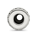 Reflections 925 Sterling Silver Antiqued Bali Gripper Bead 10 x 4 mm