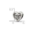 Reflections 925 Sterling Silver Sweet Sixteen Bead 9 x 9 mm