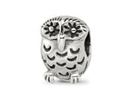 Reflections 925 Sterling Silver Owl Bead 12 x 8 mm