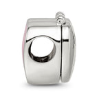 Reflections 925 Sterling Silver Enamel Crystal Marry Me Heart Bead 11 x 13 mm