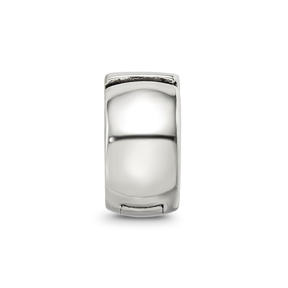 Reflections 925 Sterling Silver Silicone Hinged Bead 8 x 4 mm