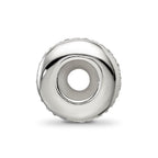Reflections 925 Sterling Silver Crystal Silicone Gripper Bead 9 x 3 mm
