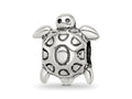 Reflections 925 Sterling Silver Antiqued Turtle Bead 12 x 11 mm