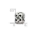Reflections 925 Sterling Silver Celtic Knot Bead 10 x 7 mm.