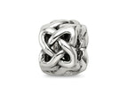 Reflections 925 Sterling Silver Celtic Knot Bead 10 x 7 mm.