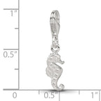 Reflections 925 Sterling Silver Seahorse Charm 24 x 6 mm.