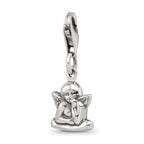 Reflections 925 Sterling Silver Antiqued Ornate Charm 23 x 10 mm.