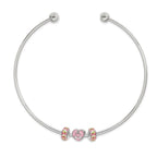 Reflections 925 Sterling Silver Collar Choker Cuff Necklace Beads not included