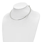 Reflections 925 Sterling Silver Collar Choker Cuff Necklace Beads not included